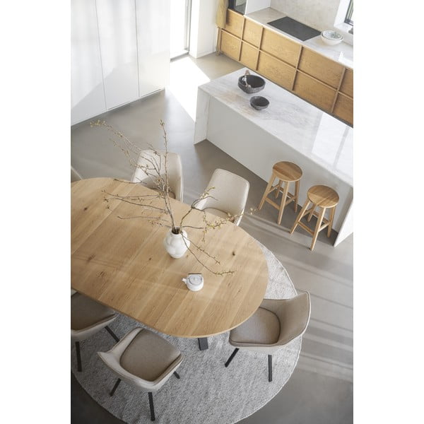 Dodatna ploča za stol u dekoru hrasta 135x50 cm Maddock – Rowico-image-2