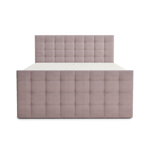 Ljubičasti boxspring krevet s prostorom za odlaganje 160x200 cm Tasca – Maison de Rêve-image-2