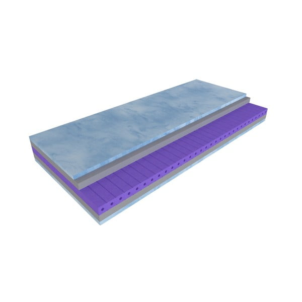 Srednje tvrd madrac od pjene 160x200 cm Blue magic – Materasso-image-4