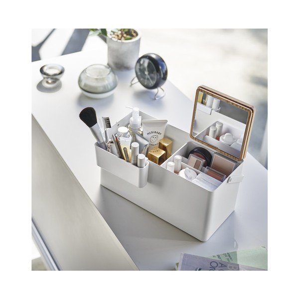 Bijeli metalni kupaonski organizator za kozmetiku - YAMAZAKI-image-1