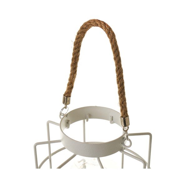Bijela stolna lampa (visina 20,5 cm) – Casa Selección-image-3