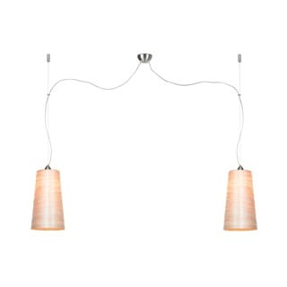 Viseća dvostruka svjetiljka od Abaca Good &amp; Mojo Sahara Abaca, ⌀ 22 cm