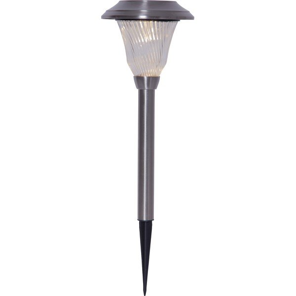Solarna LED vrtna rasvjeta od nehrđajućeg čelika Star Trading Barcelona, ​​visina 41 cm-image-3
