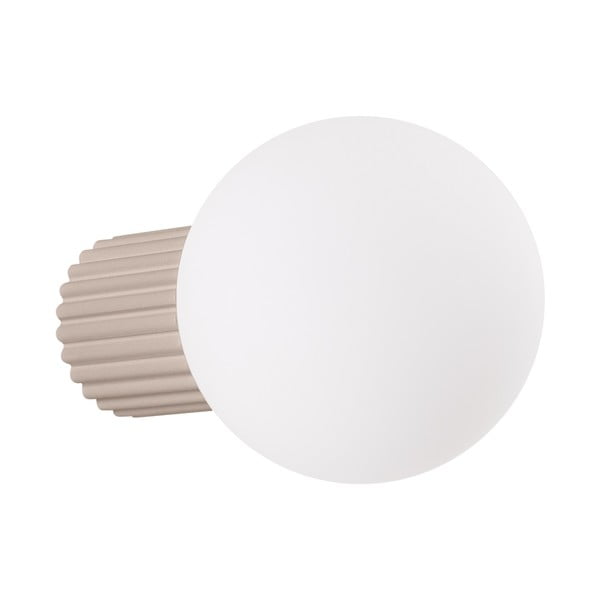 Smeđe-siva zidna lampa Orbital – Sollux