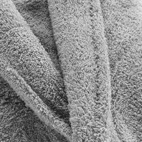 Svijetlo sivi pamučan kućni ogrtač M Tendresse – douceur d'intérieur-image-2