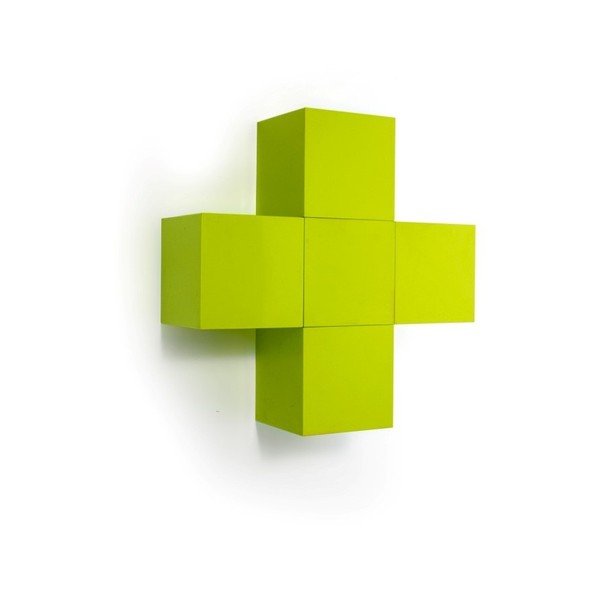 Bijela zidna kutija (zatvorena) s prozirnim poklopcem Qualy Pixel Cube-image-2