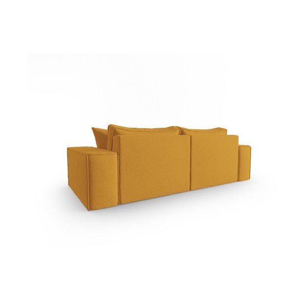 Žuta  sofa 212 cm Mike – Micadoni Home-image-3