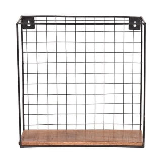 Zidna polica od mangovog drveta LABEL51 Firm, širina 40 cm