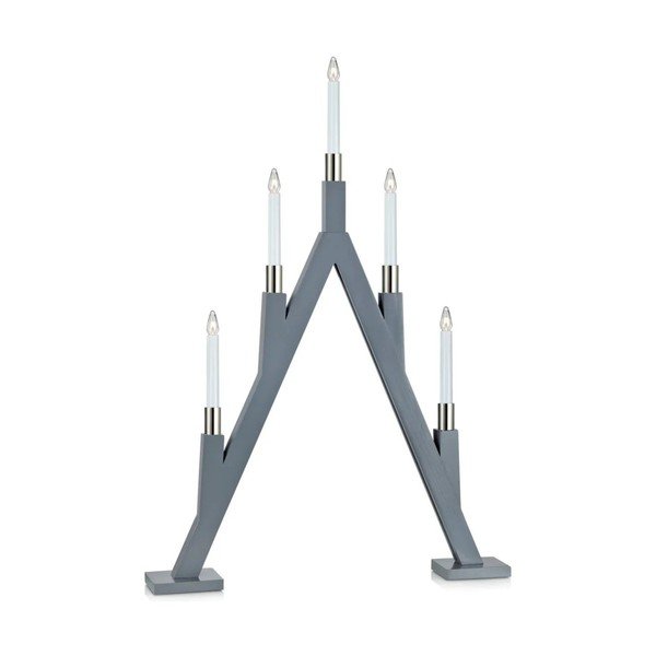 Sivi svjetlosni ukras s božićnim motivom Bjurfors – Markslöjd