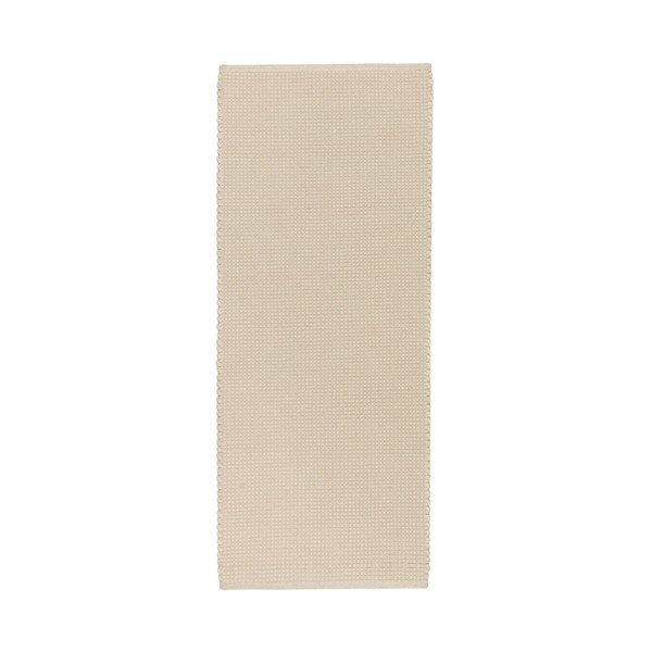 Bež ručno rađena vunena staza 80x170 cm Talo – noo.ma