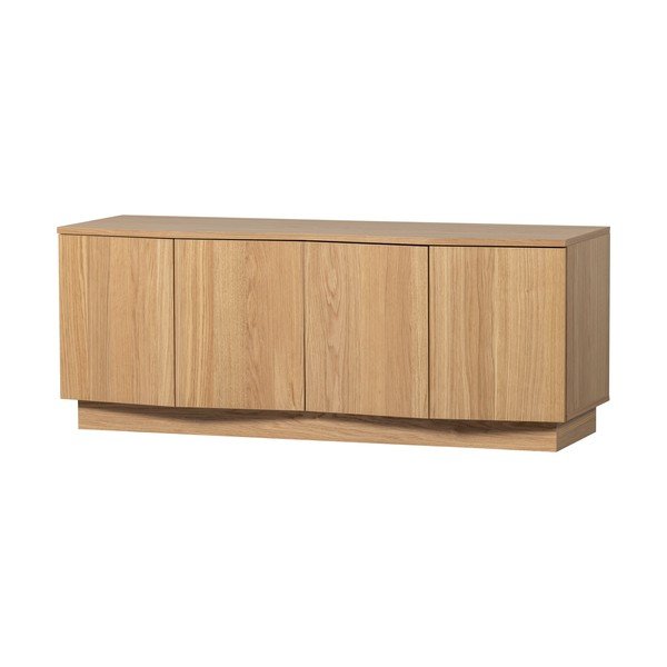 TV komoda od punog hrasta u prirodnoj boji 133x52x45 cm Zuma – WOOOD-image-2