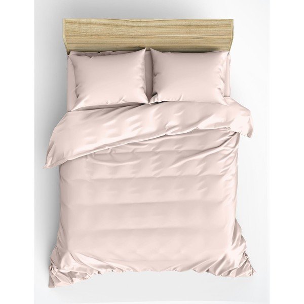Bež posteljina za bračni krevet/za produženi krevet od pamučnog satena 240x220 cm Elegant – Mijolnir-image-2