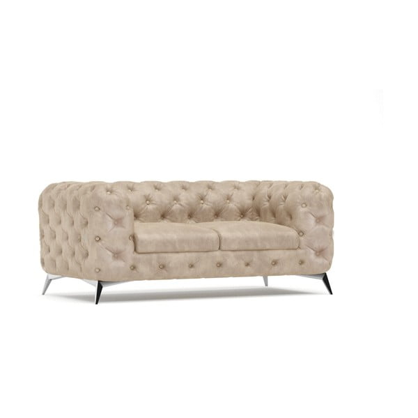 Bež baršunasti sofa 185 cm Chelsea – Ropez