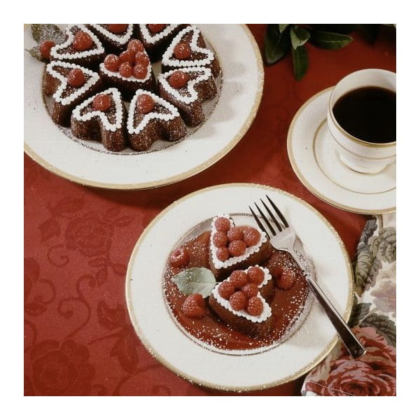 6 mini kalupa u obliku srca, bakarni, Nordic Ware Valentine, 500 ml-image-1