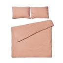 Svjetlosmeđa posteljina za bračni krevet od stonewashed pamuka Bonami Selection, 200 x 200 cm