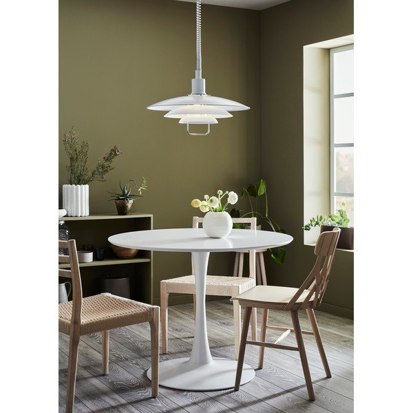 Bijela viseća svjetiljka Markslöjd Kikrenes, ø 48 cm-image-1