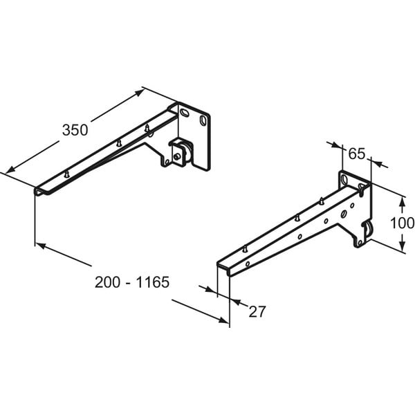 Metalna potpora za pult u srebrnoj boji i.Life – Ideal Standard-image-3