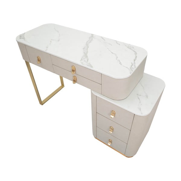 Bež/u zlatnoj boji pomoćni stol 40x120 cm Beauty – Mauro Ferretti-image-3