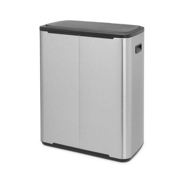 Željezna kanta za smeće za odvojeni otpad/na dodir u mat srebrnoj boji 60 l Bo Touch Bin – Brabantia-image-2