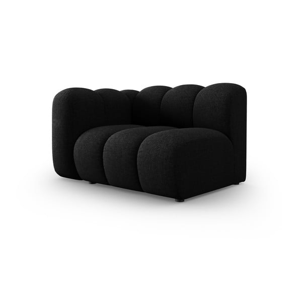 Crna/antracitno siva modularna sjedeća garnitura (s lijevim kutom) Lupine – Micadoni Home-image-1