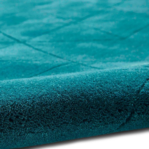 Smaragdno zeleni vuneni tepih Think Rugs Kasbah, 120 x 170 cm-image-1