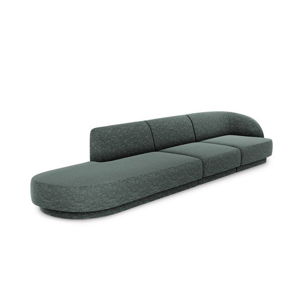 Tamno zelena sofa 302 cm Miley - Micadoni Home-image-3
