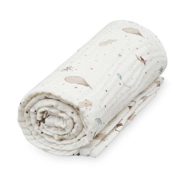 Deka za bebe od organskog pamuka boje slonovače 100x100 cm Dreamland – Cam Cam Copenhagen