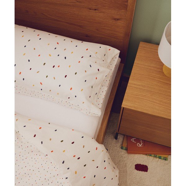 Bijela posteljina za krevet za jednu osobu/za produženi krevet 150x220 cm Epifania – Kave Home-image-1