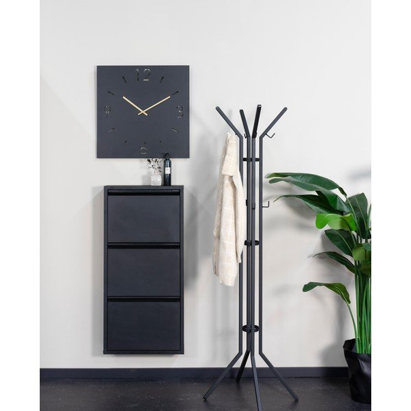 Crna metalna vješalica 50x170 cm Jaimy – Spinder Design-image-1