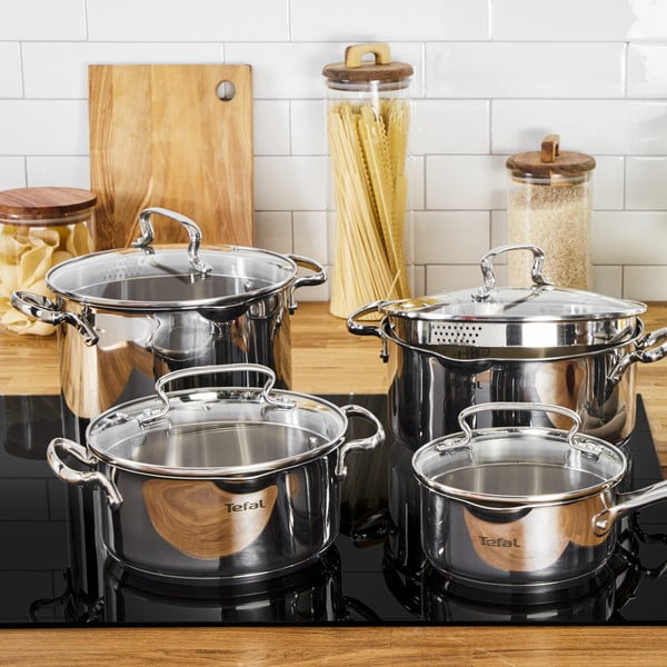 Set lonaca 10 kom od nehrđajućeg čelika DUETTO+ G719SA55 – Tefal-image-3