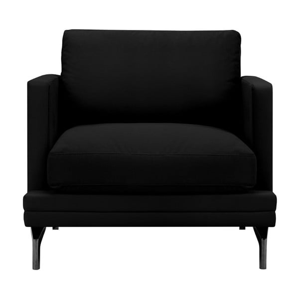 Crna fotelja s bazom u crnoj Windsor &amp; Co Sofas Jupiter