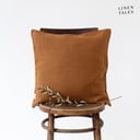 Lanena ukrasna jastučnica 45x45 cm Hazelnut – Linen Tales