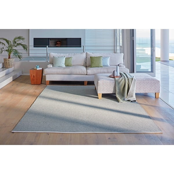 Svijetlo zeleni unutarnji i vanjski tepih 85x160 cm Mono Sage Army – Pappelina-image-2