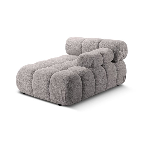 Svijetlo siva modularna sjedeća garnitura od bouclé tkanine (s desnim kutom) Bellis – Micadoni Home-image-4