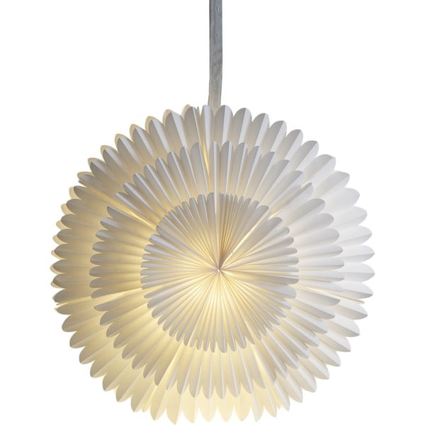 Bijeli božićni svjetleći ukras ø 50 cm Frost - Star Trading