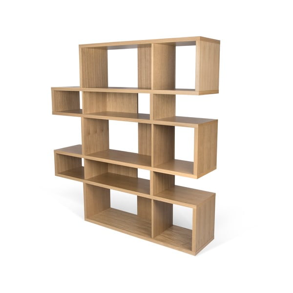 Knjižnica u hrastovom dekoru TemaHome London, 34 x 160 cm-image-3