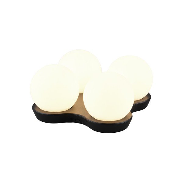 Crno-bijela LED stolna lampa (visina 9 cm) Lorna – Reality