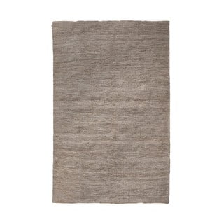 Smeđi obostrani tepih od mješavine vune 160x230 cm – Ixia