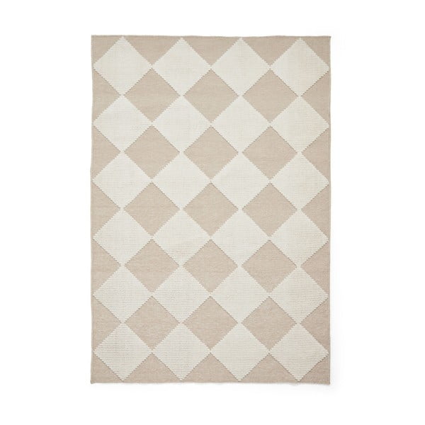 Bijeli/bež periv tepih 160x230 cm Lyna Beige&White – Think Rugs