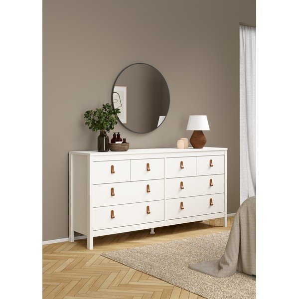 Bijela niska komoda 159x80 cm Madrid – Tvilum-image-4