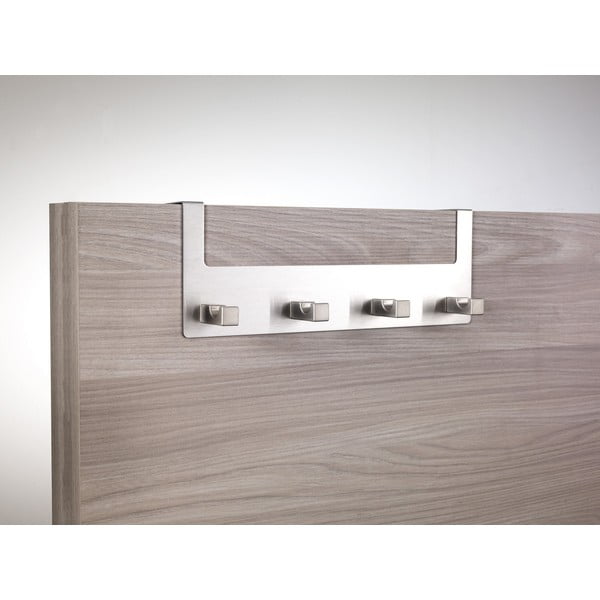 Metalna vješalica za vrata u srebrnoj boji 32 cm Yale – Tomasucci-image-1