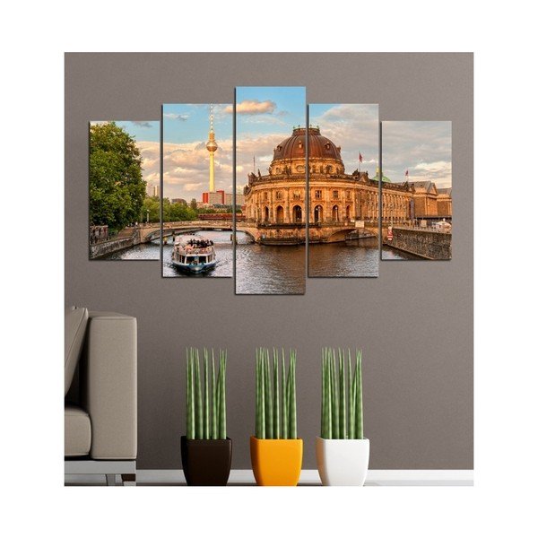 Višedijelna slika 3D Art Historic Building, 102 x 60 cm-image-1
