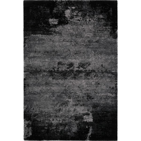 Tamno sivi vuneni tepih 160x240 cm Bran – Agnella