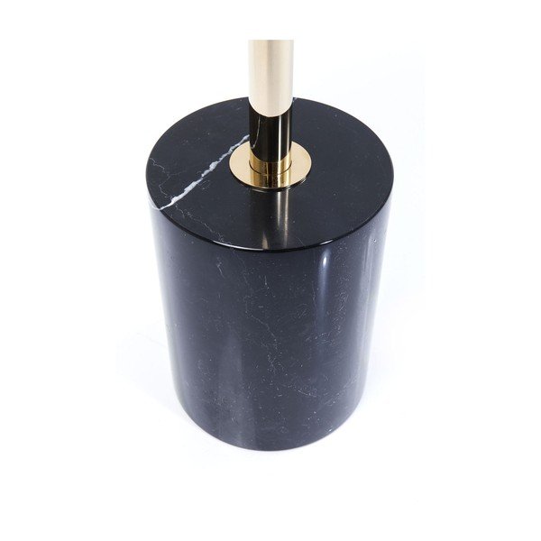 Crni sklopivi stol s bazom u zlatnim bojama Kare dizajn San Remo Base, Ø 46 cm-image-3