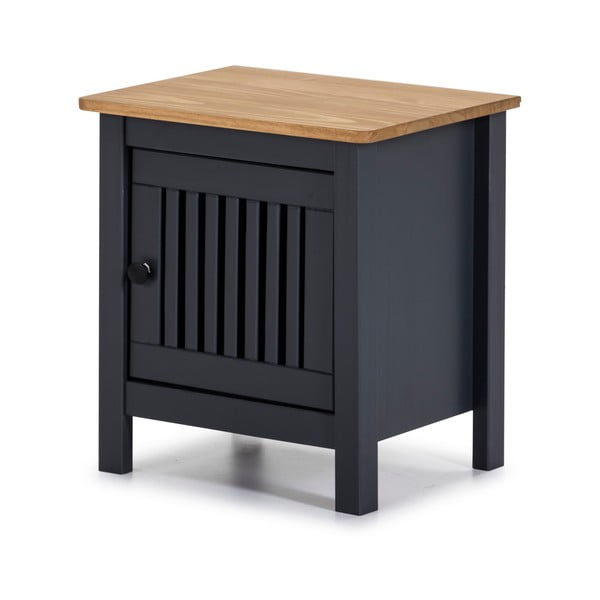 Sivi drveni noćni ormarić Marckeric Bruna-image-3