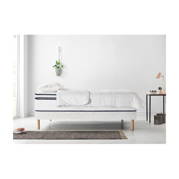 Set bračnih kreveta, madraca i popluna Bobochic Paris Simeo, 90 x 200 cm + 90 x 200 cm