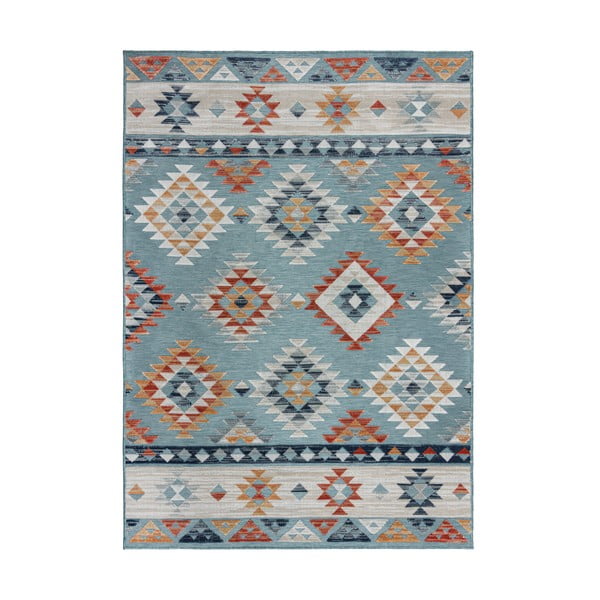 Plavi vanjski tepih 200x290 cm Avery Blue – Flair Rugs