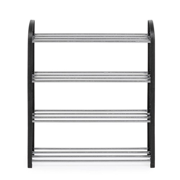 Crni plastični stalak za cipele 50,5x57x19 cm Hallfrid – Yes Everyday-image-2