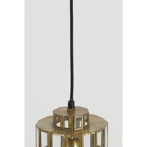Viseća svjetiljka u brončanoj boji sa staklenim sjenilom Søstrene – Light & Living-image-4