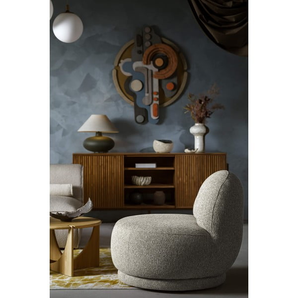 Siva/smeđa fotelja Ovo – Miuform-image-4